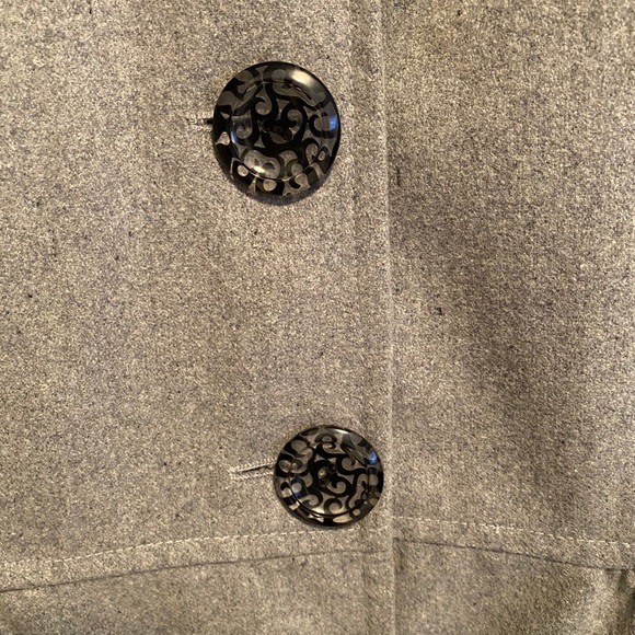 Charlotte Russe grey pea coat size M - Picture 3 of 5